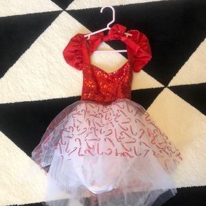 BelleThreads Christmas romper 3T